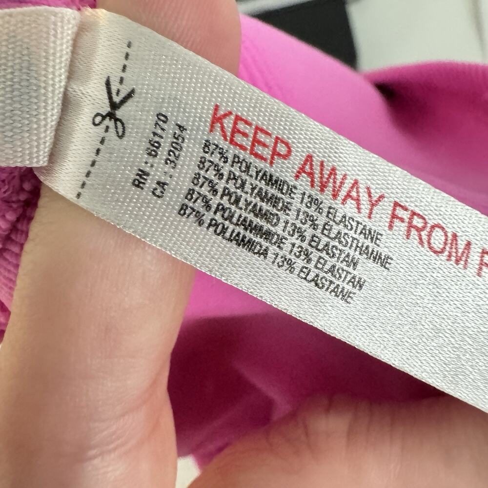 Free People Movement Ribbed Cropped Tank Sz XS/S Bright Pink Yoga Athletic Soft - Picture 5 of 8